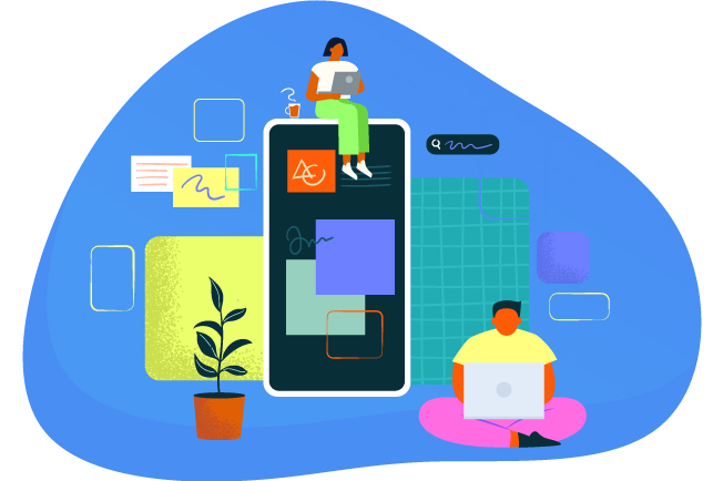 App development vector